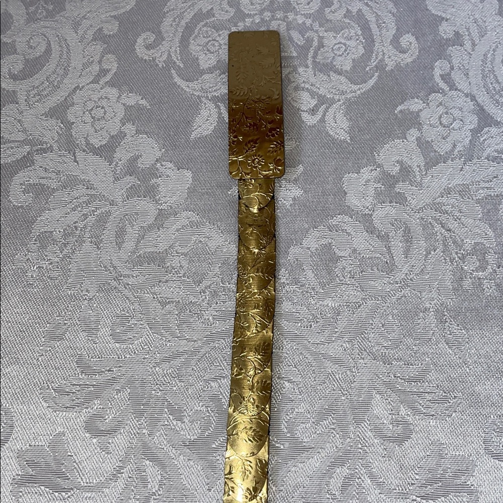 Vintage 1960’s Gold & Black Decorative Belt - Picture 1 of 3